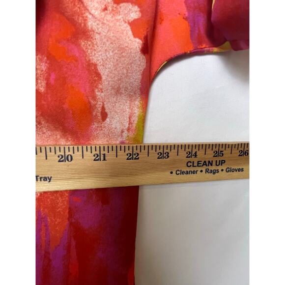 Natori Women’s Medium Pink/Yellow Lounge Dress Casual Relaxed Fit Sleepwear - Picture 6 of 10